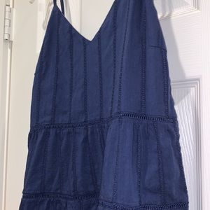Navy Flowy Cami
